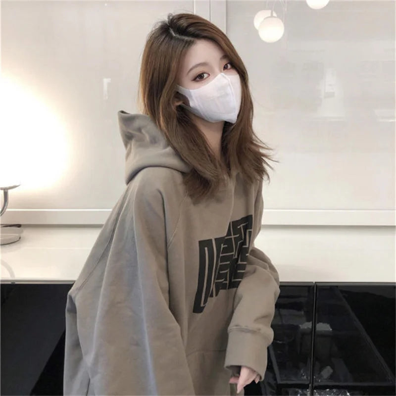Letter Print Hoodie